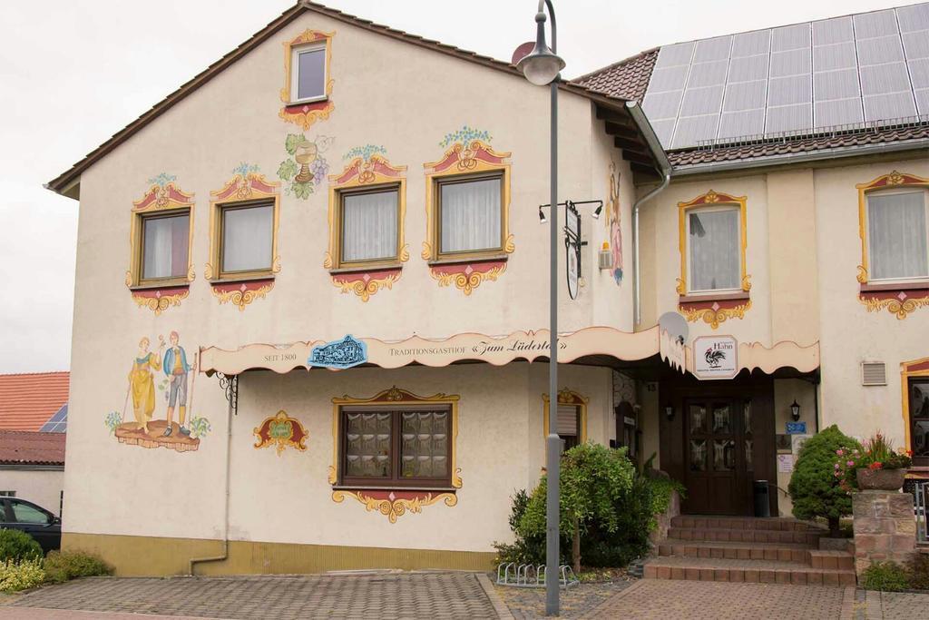 Traditionsgasthof Zum Luedertal Bimbach ภายนอก รูปภาพ