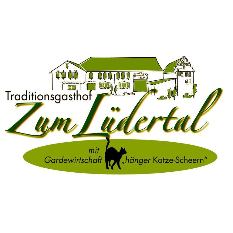 Traditionsgasthof Zum Luedertal Bimbach ภายนอก รูปภาพ